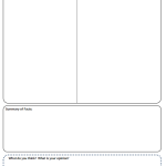 Fact vs. Opinion Chart