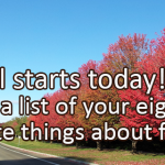 Writing Prompt for September 22: Fall!