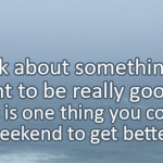 Writing Prompt for October 20: Getting Better